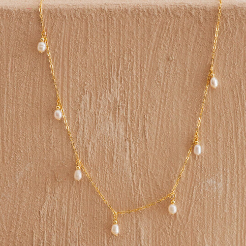 OEL - Cascade Pearl Drop Necklace