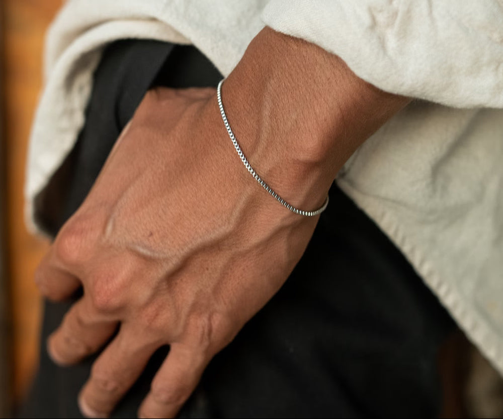 OEL - Minimalist Unisex Stainless Steel Chain Bracelet