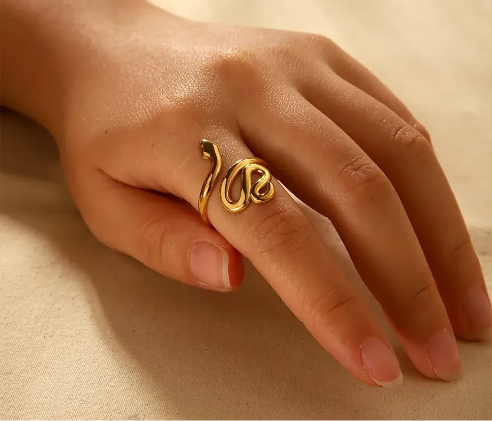 OEL - Snake Open Wrap Ring