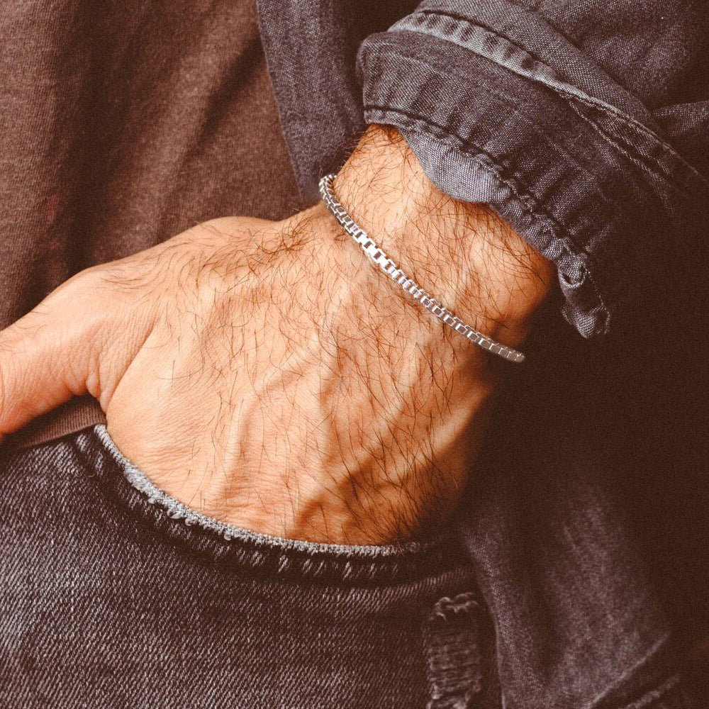 OEL - Minimalist Unisex Stainless Steel Chain Bracelet