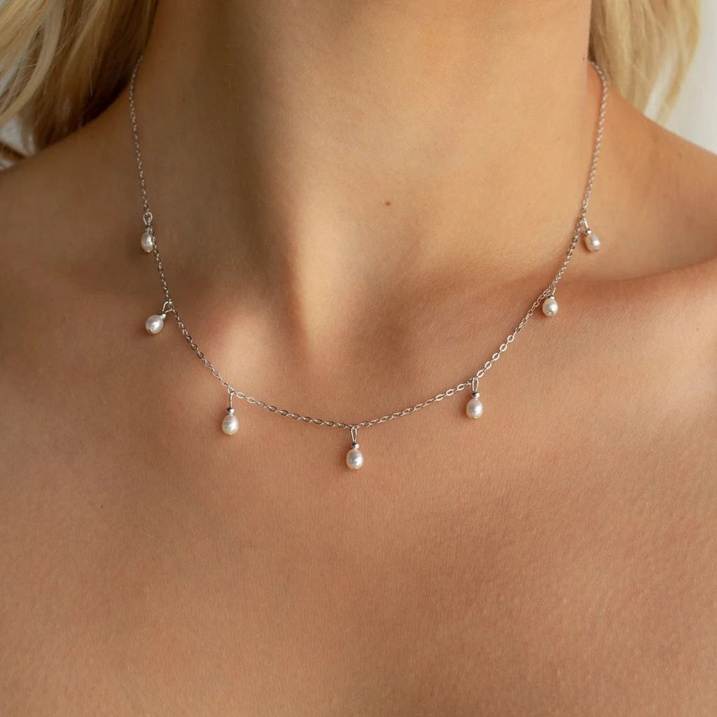OEL - Cascade Pearl Drop Necklace