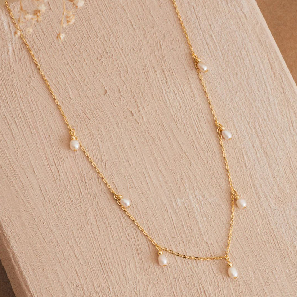 OEL - Cascade Pearl Drop Necklace