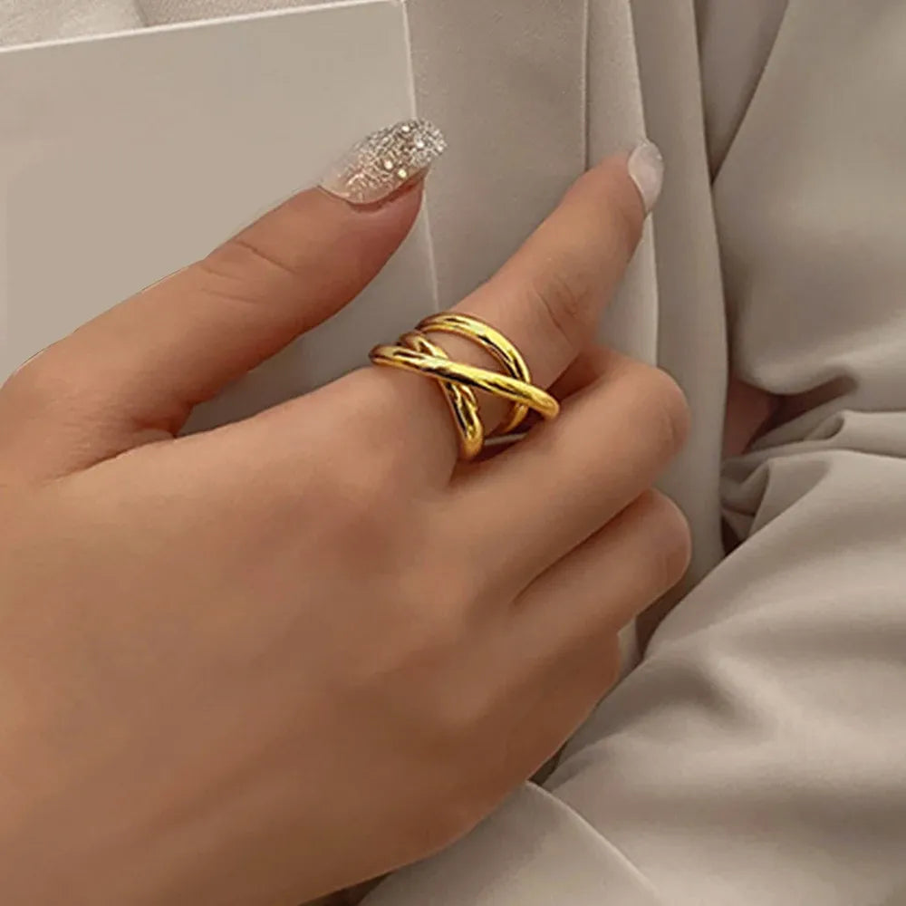 OEL - Triple Crossover Statement Ring