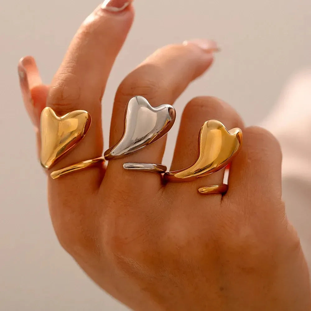 OEL - Sculptural Liquid Gold Ring